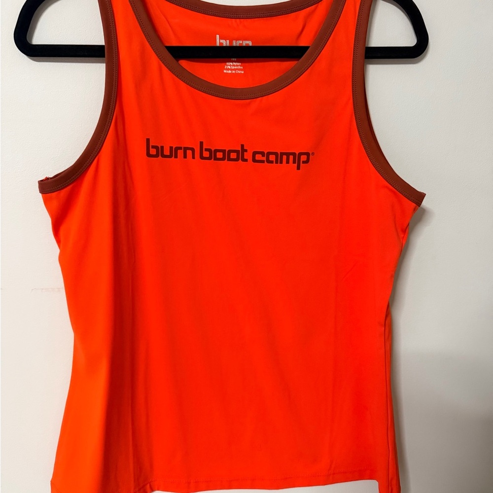 Burn Boot Camp Women's Vibrant Orange Tank Top